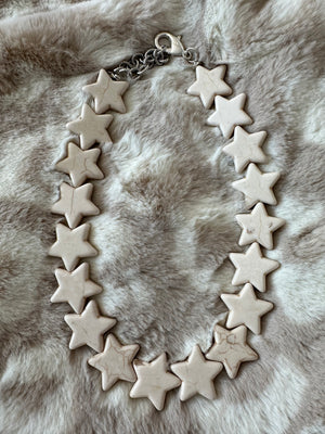 Evie Necklaces- "Cream" Stars