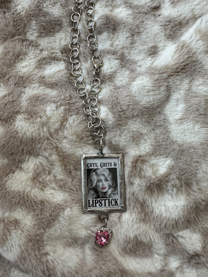 Palmer Necklace- "Guts, Grits & Lipstick" Dolly