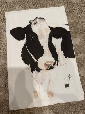 Kitchen Towels- "Dairy Cow" JWord