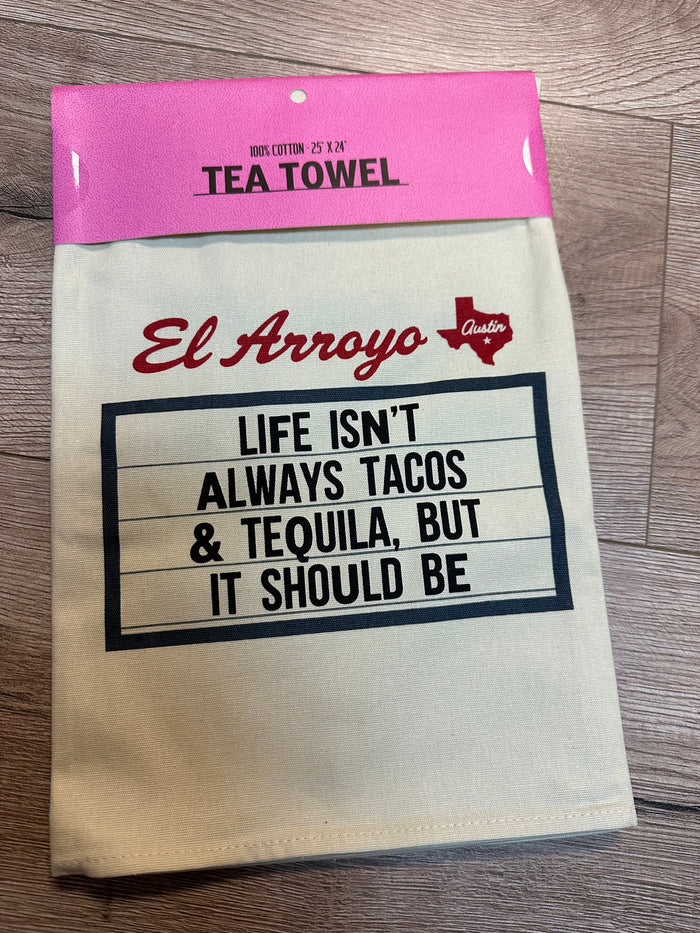 El Arroyo Kitchen Towels- "Tacos & Tequila"