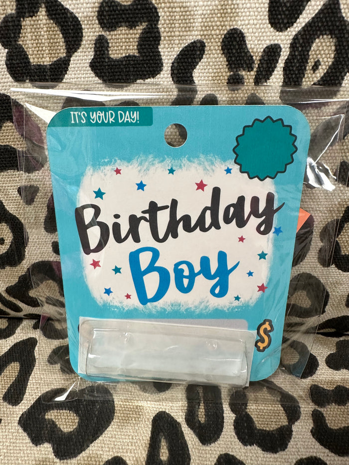 Money Cards- "Birthday Boy"