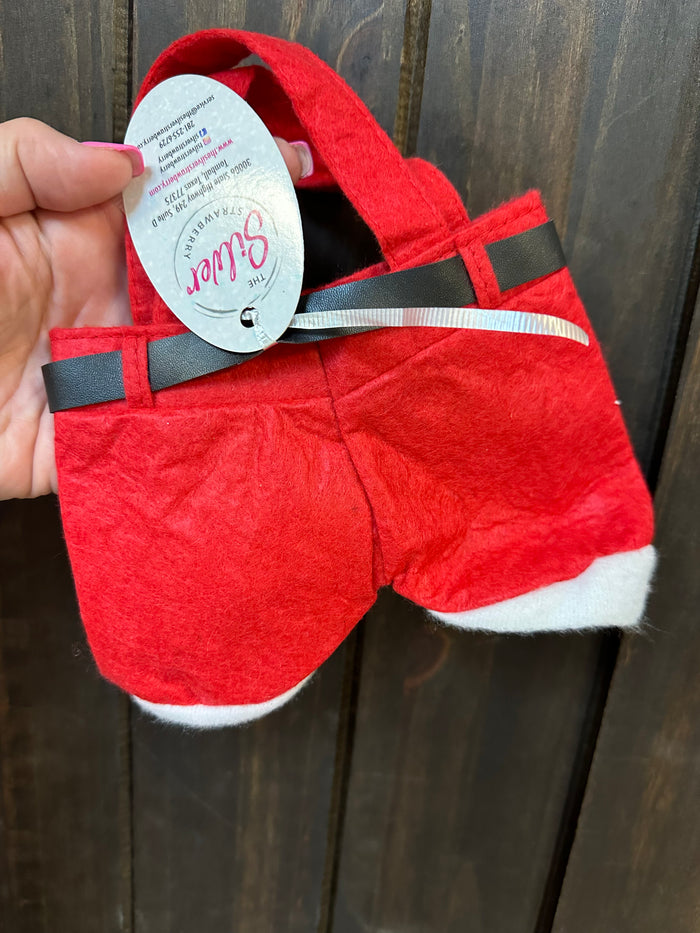 Christmas Wine Bag- "Santa's Pants"