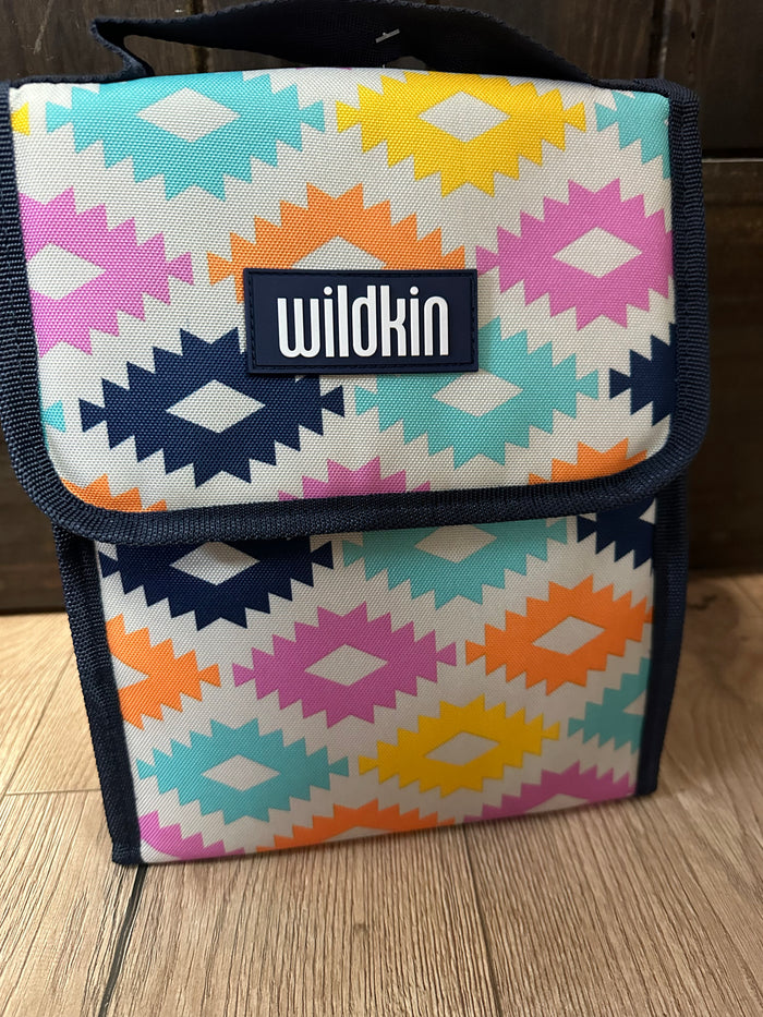 Wildkin Lunch Bag- "Rainbow Aztec"