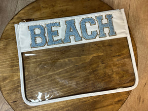 "On The Go" Bags- "Beach" White