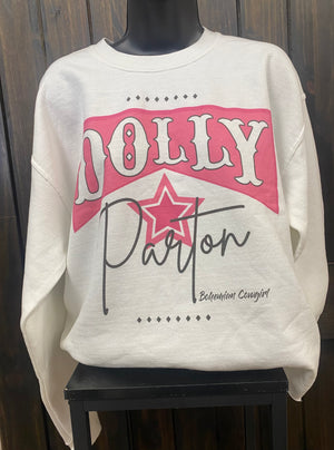 "Dolly Parton" Pull Over Sweatshirt