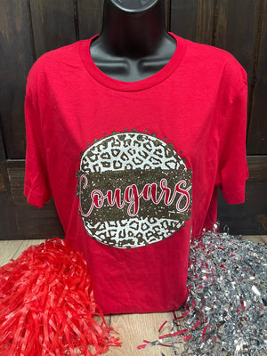 Cougars- Red Cheetah "Cougar Glitter"
