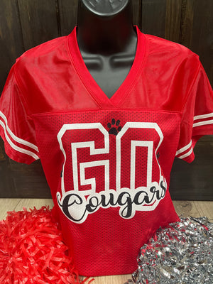 Tomball- Red Jersey "Go Cougars"