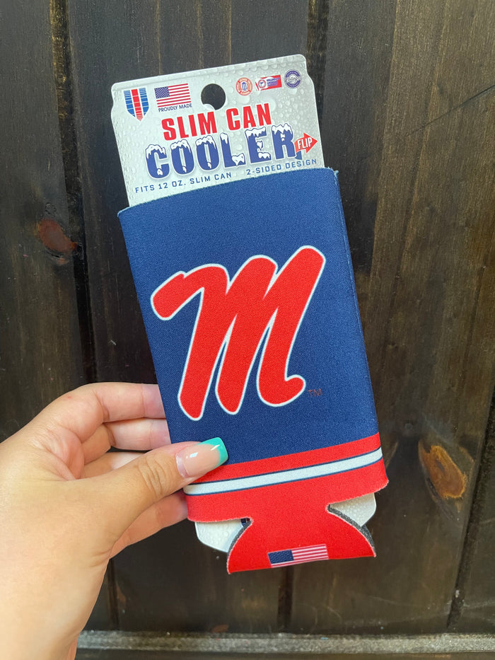 Slim Can Cooler Koozie- Ole Miss