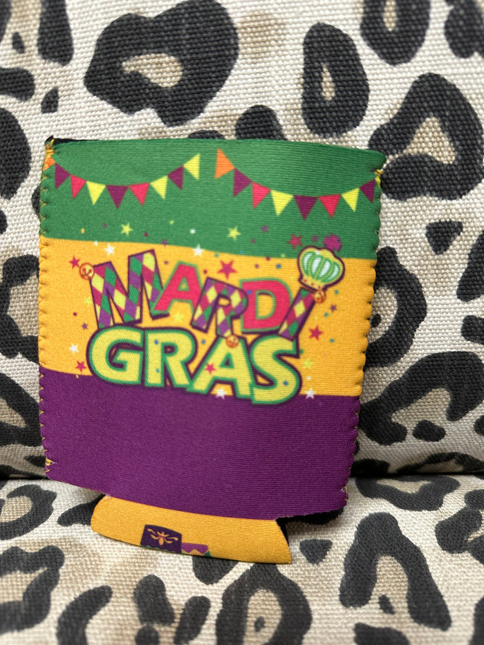 "Mardi Gras" Regular Koozie