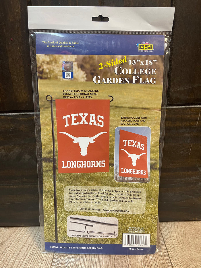 College Garden Flag- Texas Longhorns