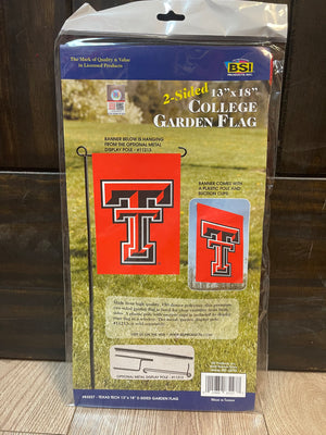 College Garden Flag- Texas Tech