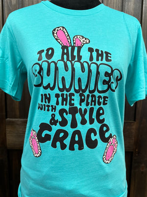 "Bunnies.. With Style & Grace" Tee