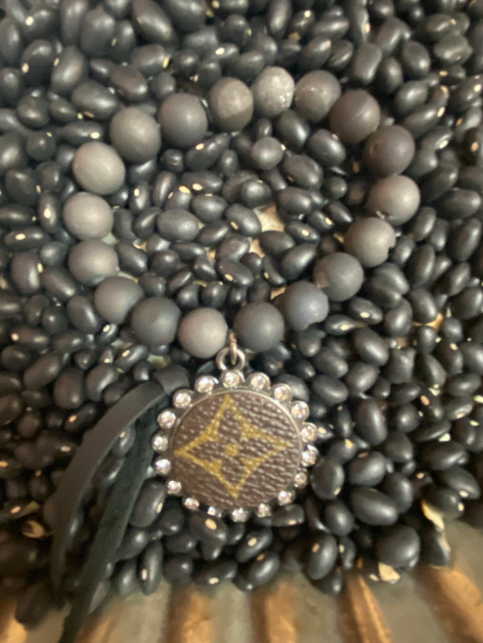 Revamped Jelly Bean Bracelet- Matte Black