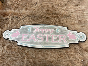Wall Décor- "Happy Easter" Tin Sign