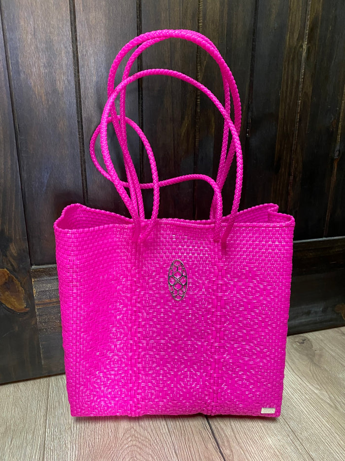 Lola Large Tote Bag- Pink – The Silver Strawberry
