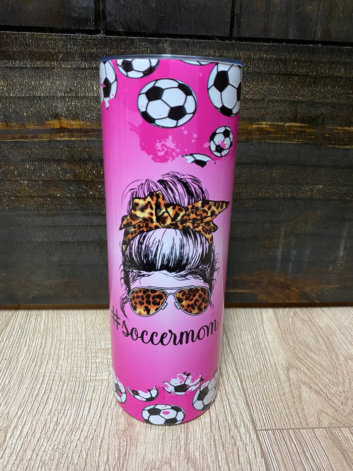 "#SoccerMom" Cup- Skinny