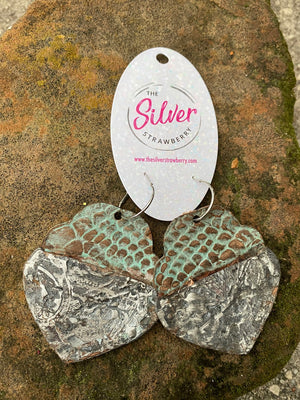 Handmade Honeys- Silver Dipped Mermaid Earrings