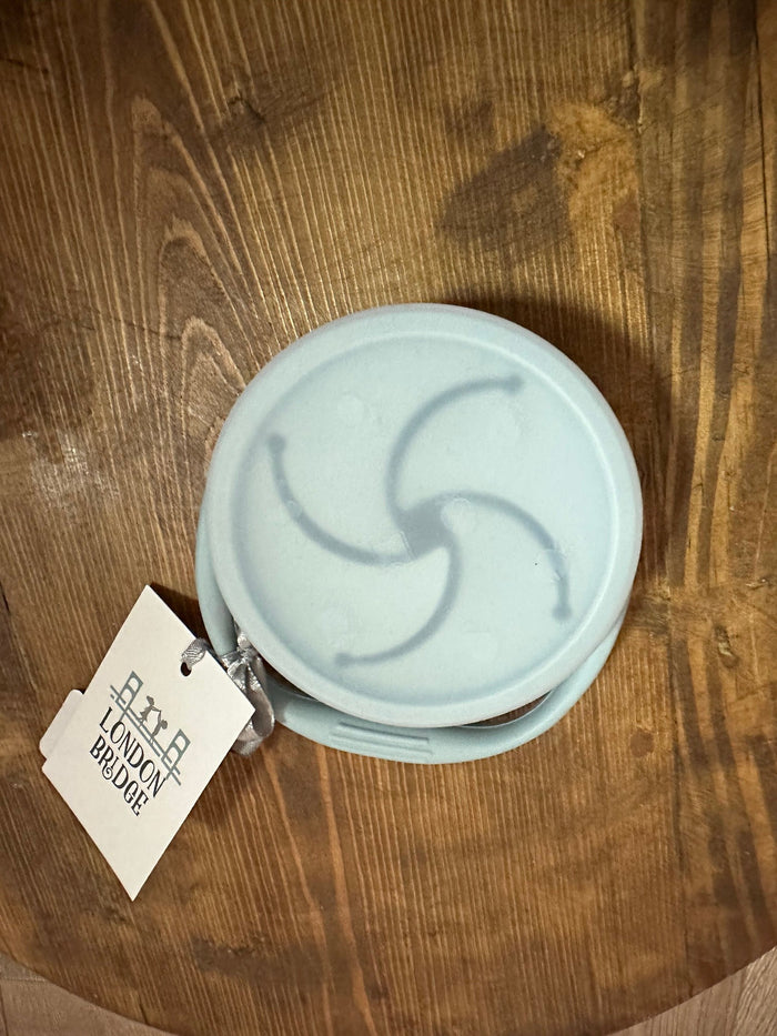 Silicone Snack Cup- Frost Blue