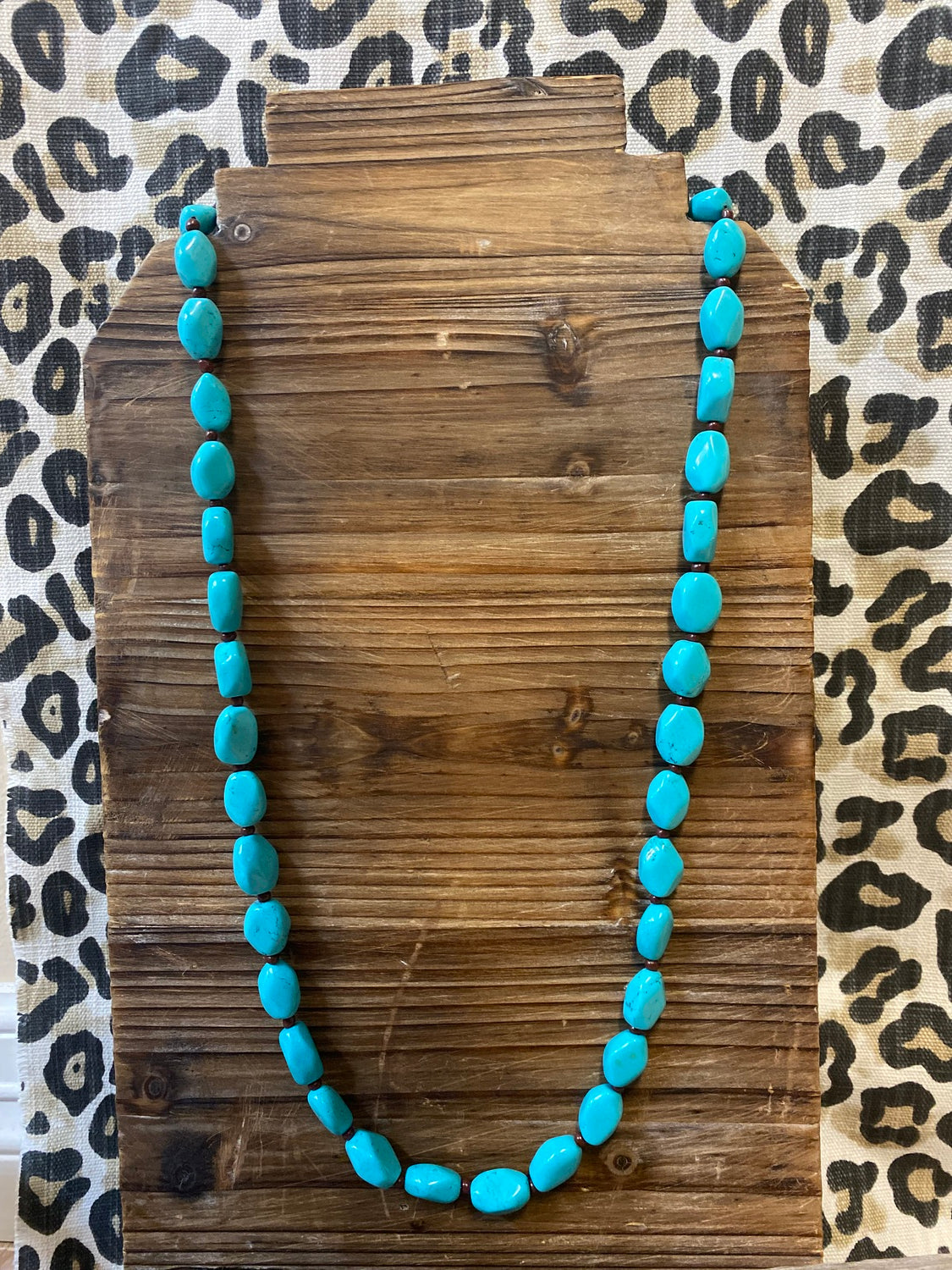 Fair Trade Pearls Statement: Necklace - Teal