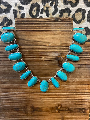 Manning Necklaces- Turquoise Pendants