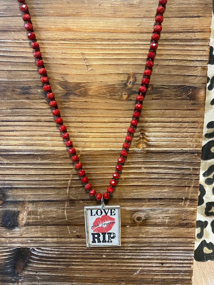 Palmer Necklace- "Love Me Some RIP"