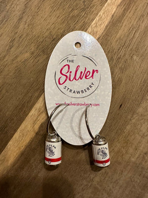 Toss Off Earrings- White Claw