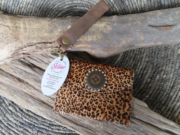 Revamped Small Wallet Wristlet- Leopard & Cheetah