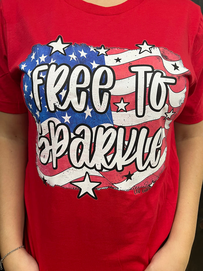 "Free To Sparkle" Tee