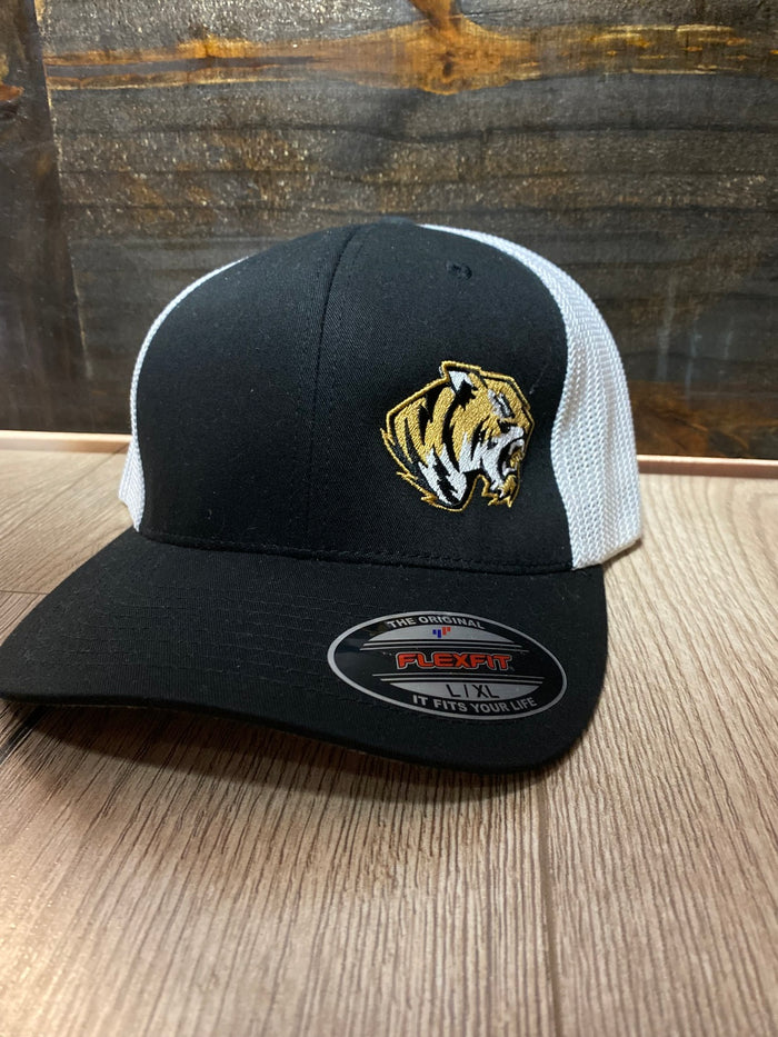 "Tiger Logo" Black & White Hat