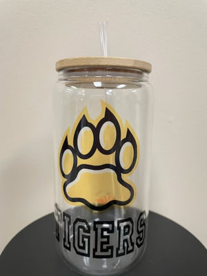 Libbey Can Glass- "Tigers Paw"