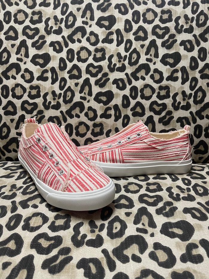 Babalu Shoes- Red Stripes