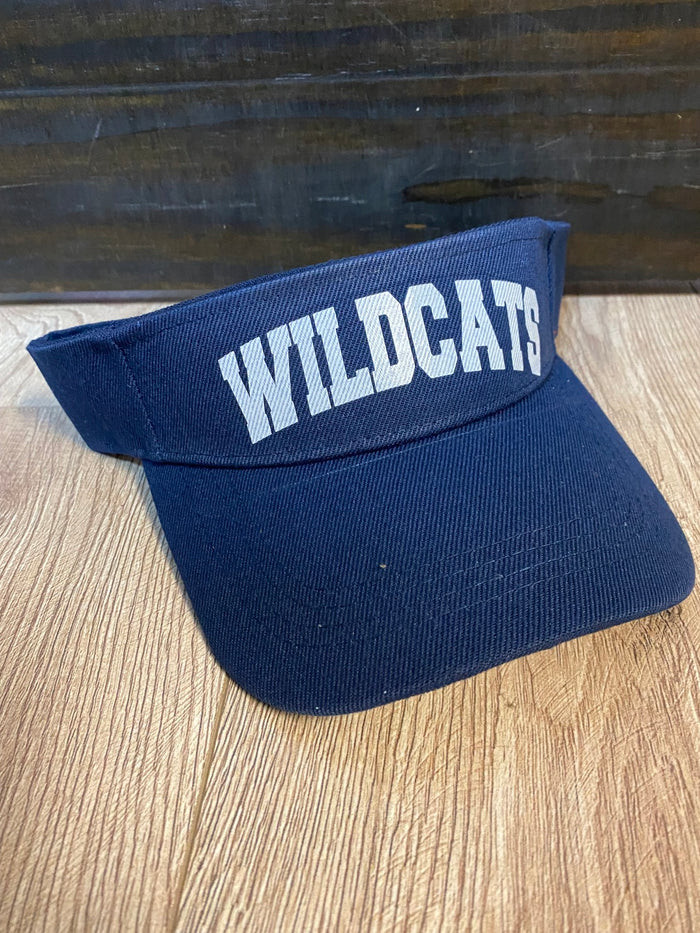 "Wildcat Block" Navy Visor Hat