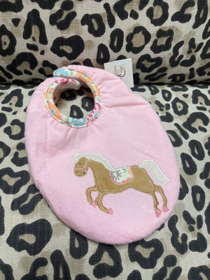 Baby Bibs- Floral Horse