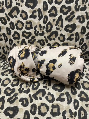 Minky Baby Blanket- Cream & Gold Cheetah