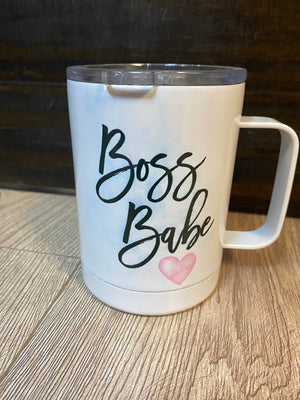  Insulated Mug- "Boss Babe"