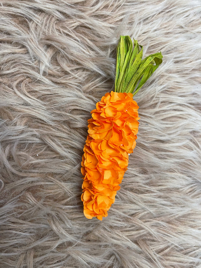 Table Top Décor- "Hydrangea Carrots" Orange