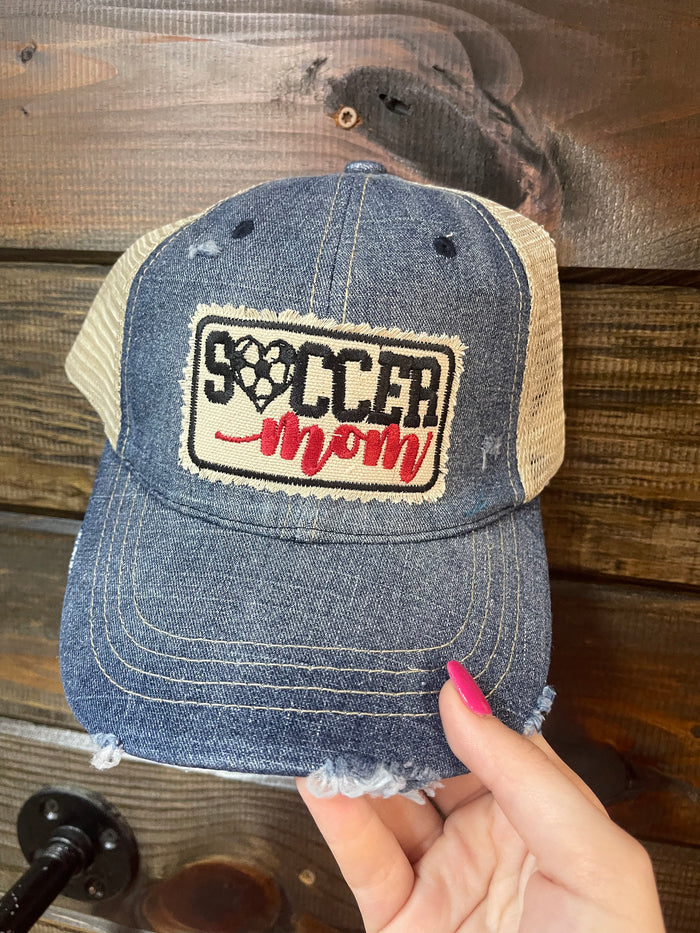 "Soccer Mom" Light Denim Hat
