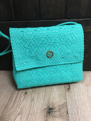 Lola Crossbody- Aqua