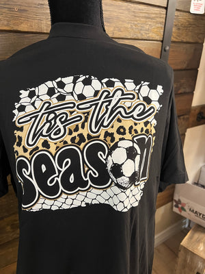 "Tis The Season- Soccer" Tee
