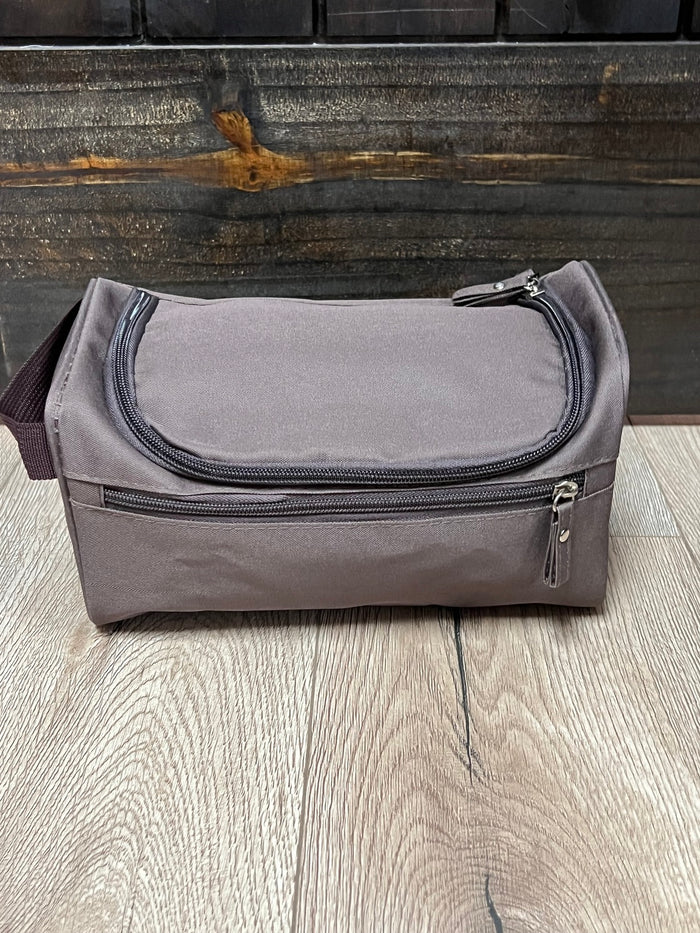 men's bath travel bag Men's Bath & Body- Brown Toiletry Bag