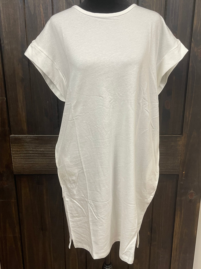 White Everyday T-Shirt Dress