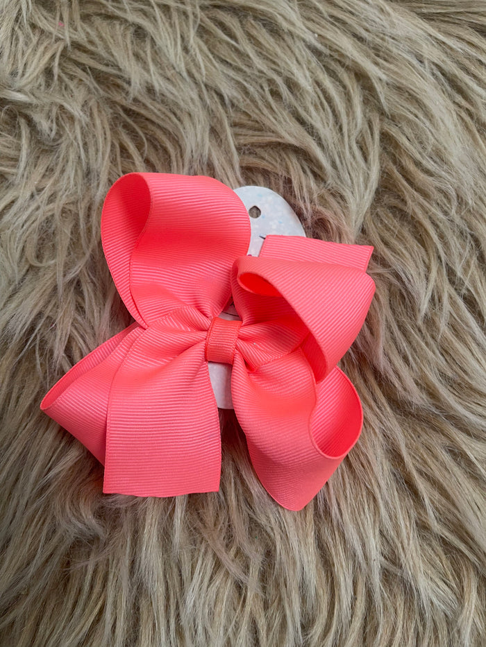 Medium Hair Bows- Pink