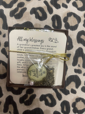 Faye Necklace- "All My Blessings: Yaya"