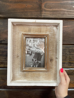 Picture Frames- 3D Lined Natural Wooded