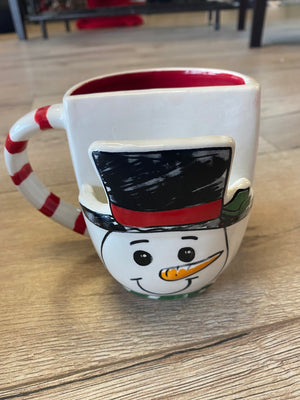 Christmas Cookie Mugs- Snowman