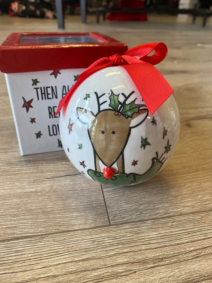 Christmas Ornaments- Blinking Light "Baby Reindeer"