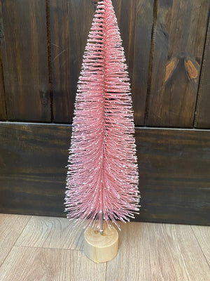 Christmas Décor- Pink Glitter Tree