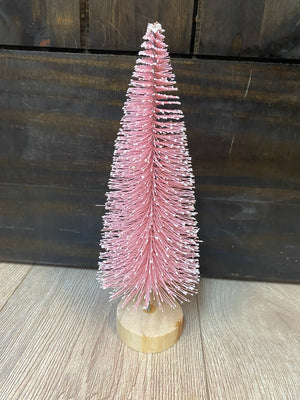 Christmas Décor- Pink Glitter Tree