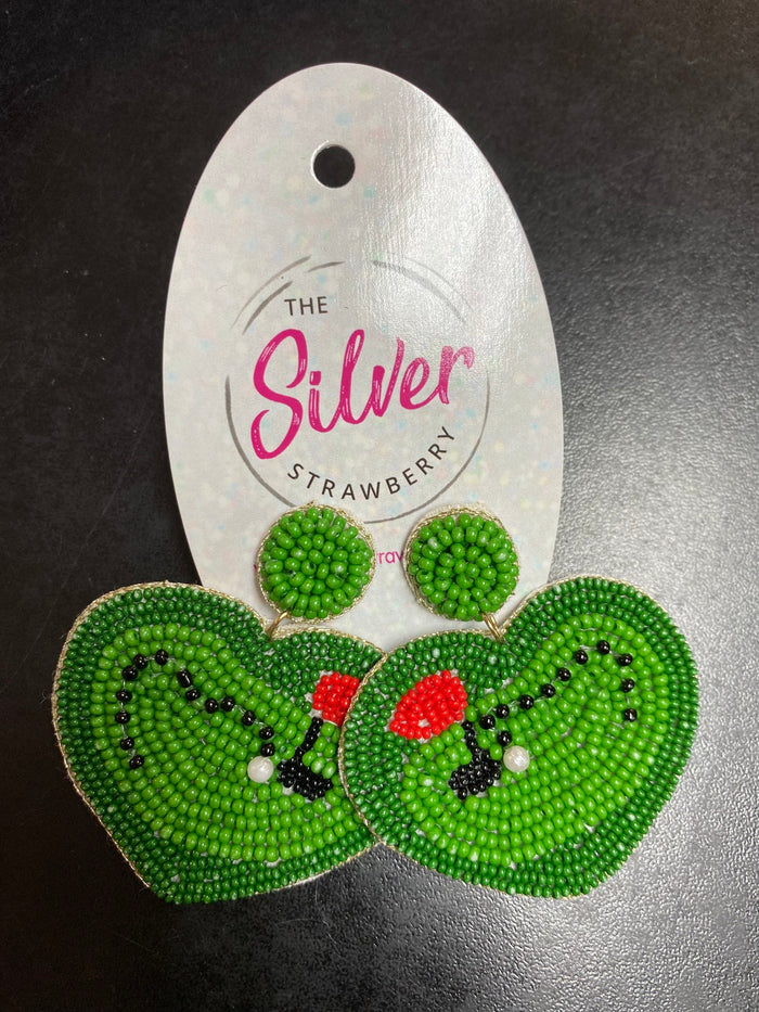 Sugar Crush Earrings- Heart Golf Course