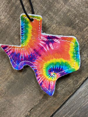 Tye-Dye Texas Tag